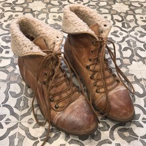 Miz Mooz lace up bootie